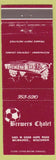 Matchbook Cover - Brewers Chalet Milwaukee WI WEAR