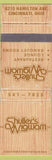 Matchbook Cover - Shuller's Wigwam Cincinnati OH WORN