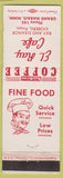 Matchbook Cover - El Ray Cafe Grand Marais MN