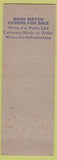 Matchbook Cover - Frank Tripodi Match Collector Cabinets