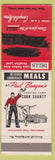 Matchbook Cover - Paul Bunyan's Cook Shanty Wisconsin Dells WI blacked out