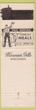 Matchbook Cover - Paul Bunyan's Cook Shanty Wisconsin Dells WI blacked out