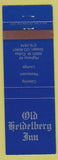 Matchbook Cover - Old Heidelberg Inn Golden CO