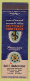 Matchbook Cover - Investors Syndicate Karl Haubenreisser Lansing MI