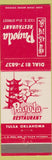 Matchbook Cover - Pagoda Restaurant Chinese Tulsa OK