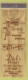 Matchbook Cover - Dick's Steaks Fairfield CA