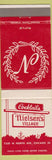 Matchbook Cover - Nielsen's Village Chicago IL restaurant