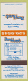 Matchbook Cover - Ben Huot Inc Limoilou QC