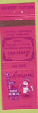Matchbook Cover - Karen's Country Kitchen Louisville CO