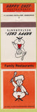 Matchbook Cover - Happy Chef Restaurants Mankato MN