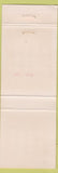 Matchbook Cover - Club Dakota Fresno CA