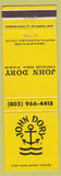 Matchbook Cover - John Dory Santa Barbara CA