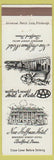 Matchbook Cover - New Hoffman Hotel Bedford PA
