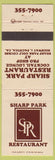 Matchbook Cover - Sharp Park Restaurant Pacifica CA