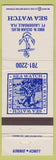Matchbook Cover - Sea Watch Fort Lauderdale FL