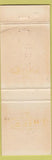Matchbook Cover - Chick's BBQ Mobile AL