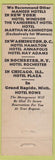 Matchbook Cover - Hotel Manger Boston MA