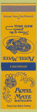 Matchbook Cover - Hotel Matz Bluefield WV