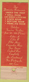 Matchbook Cover - Johnson's Hummocks Providence RI WEAR