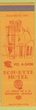 Matchbook Cover - Bon Ette Motel Statesboro GA