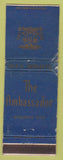 Matchbook Cover - The Ambassador Hotel Atlantic City NJ WORn