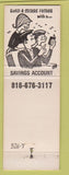 Matchbook Cover - Kearney Commercial Bank MO