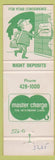 Matchbook Cover - St Johns Community Bank St Louis MO