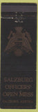 Matchbook Cover - Salzburg Officers' Open Mess Salzburg Austria US Military