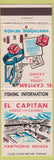 Matchbook Cover - El Capitan Lodge Casino Hawthorne NV