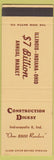 Matchbook Cover - Construction Digest Indianapolis IN SAMPLE