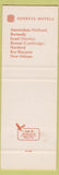 Matchbook Cover - Hotel Sonesta Hartford CT SAMPLE