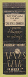 Matchbook Cover - Teles Clik Portland OR Bruner Ritter watch