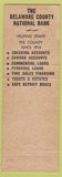 Matchbook Cover - Delaware County National Bank Media PA