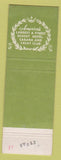 Matchbook Cover - Fontainebleau Hotel Miami Beach FL