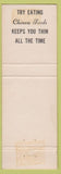 Matchbook Cover - Chinese Palace restaurant North Olmsted OH