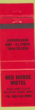Matchbook Cover - Red Horse Motel McCook NE