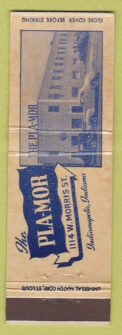 Matchbook Cover - The Pla Mor Indianapolis IN