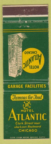 Matchbook Cover - Hotel Atlantic Chicago IL