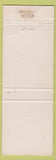 Matchbook Cover - Lawrence A Dorsey County Commissioner Frederick MD