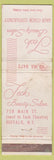 Matchbook Cover - Leck Beauty Salon Buffalo NY WEAR