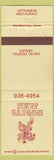 Matchbook Cover - New Saigon Vietnamese Restaurant Denver CO