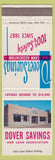 Matchbook Cover - Dover Savings Loan NJ