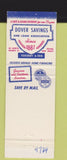 Matchbook Cover - Dover Savings Loan NJ