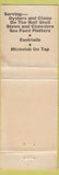 Matchbook Cover - The Oyster Bar Sarasota FL WORN