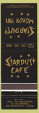 Matchbook Cover - Stardust Motor Inn Schenectady NY