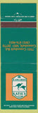 Matchbook Cover - Kangaroo Katie's Greenbelt MD