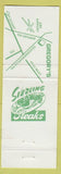 Matchbook Cover - Gregory's Restaurant Allentown PA