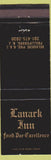 Matchbook Cover - Lanark Inn Restaurant Phillipsburg NJ