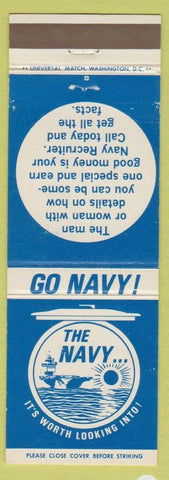 Matchbook Cover - US Navy Recruiting military