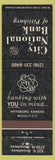 Matchbook Cover - City National Bank of Pittsburg KS